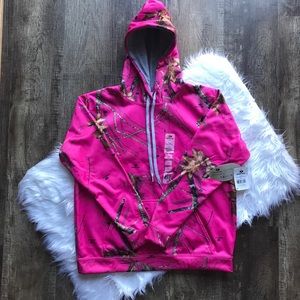 Mossy Oak | NEW Pink Camo Hoodie Women’s Large